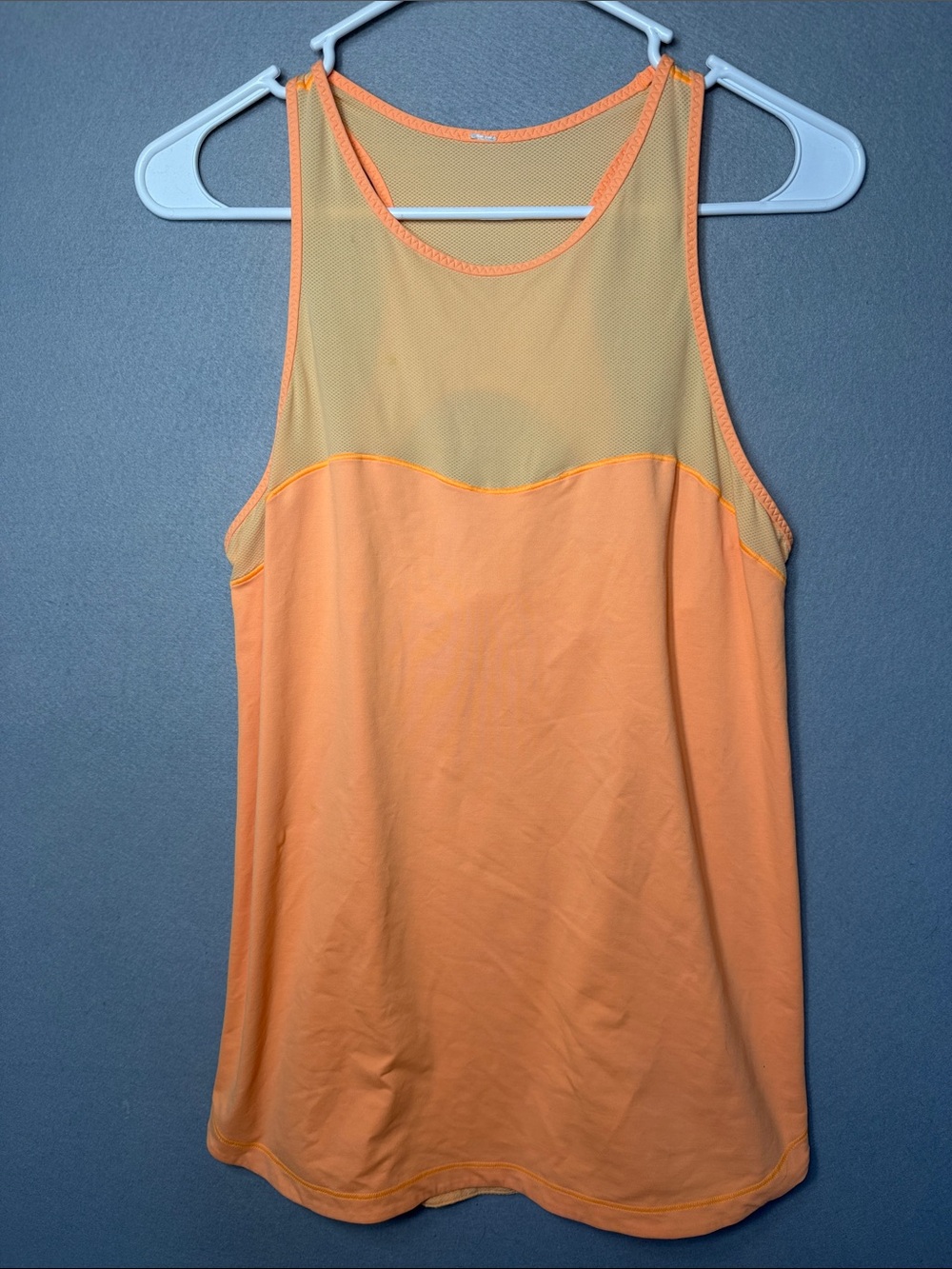lululemon athletica Peach and Orange Racerback Tank